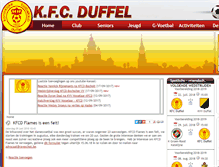 Tablet Screenshot of kfcduffel.be